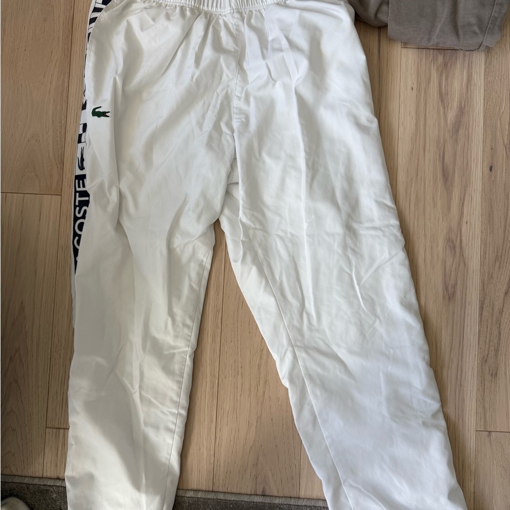Lacoste Men's White Pants